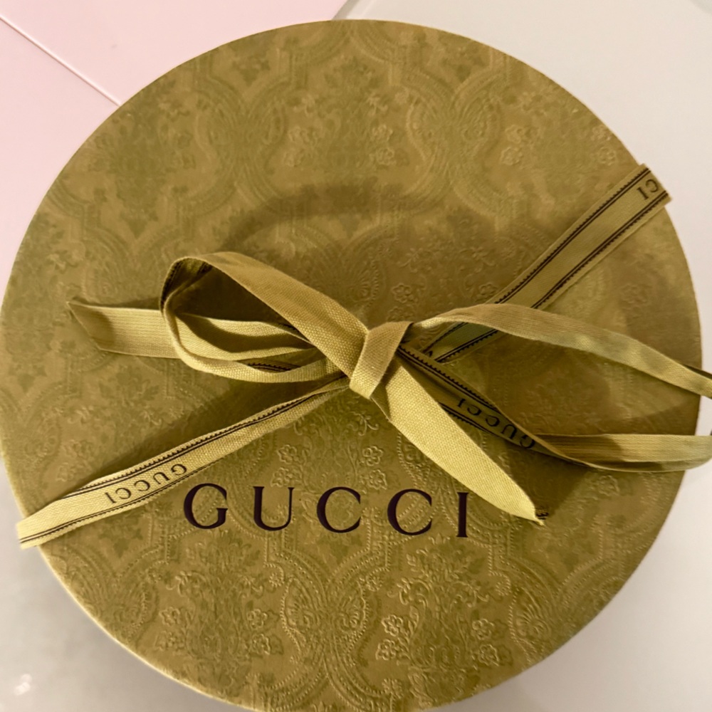 New Authentic Gucci GG Logo Pet Food Water Bowl Large Beautiful & Rare NEW
